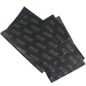 Product Packaging Printed Wrapping <strong>Paper</strong> Factory Price Custom Printing Gold Brand Logo Gifts <strong>Tissue</strong> <strong>Paper</strong> <strong>for</strong> <strong>Packing</strong> - Product Image 1