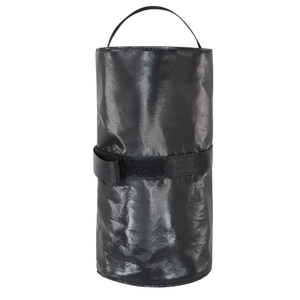 Trousse de Toilette de Voyage Portable, Sac de Voyage à Fermeture Éclair, Personnalisable OEM, NOIR NATIONAL, en Tyvek Imperméable, Pliable, avec Poignée Souple - Product Image 6