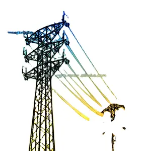 برج أنبوبي من الصلب لتوصيل خطوط الطاقة 750 كيلو فولت