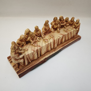 Escultura Decorativa de Resina de Jesús, <span class=keywords><strong>La</strong></span> Última <span class=keywords><strong>Cena</strong></span>, Adorno Católico de Navidad, Decoración de Pascua y Bautizo - Product Image 2