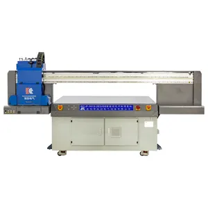 Pencetak inkjet UV flatbed Industrial/pencetak inkjet flatbed UV otomatis untuk panel kabinet/mesin cetak format besar