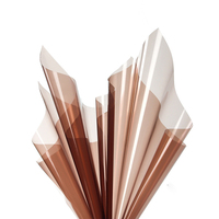 Feuilles de cellophane transparentes de qualité supérieure, imperméables, pour emballage floral, haute transparence, emballage de bouquets, lot de 20 feuilles