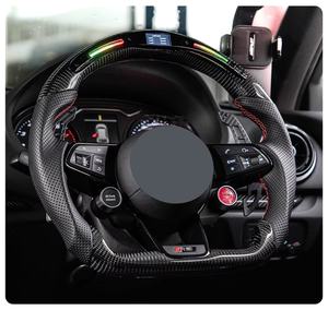 아우디에 대 한 모드 노브와 탄소 섬유 LED 스티어링 휠 A3 A4 A5 A6 S3 S4 RS5 Q5 TT TTS TTRS R8 스타일 개조 2013-2025 - Product Image 2