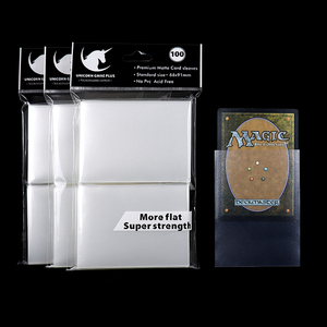 600 protège-cartes transparents mats de qualité tournoi, tailles standard, protège-cartes de jeu, protège-cartes thermosoudés, résistants à l'humidité - Product Image 2