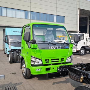 รถบรรทุกอีซูซุ คิงหลิง 600P สีเขียว แบบแค็บเดี่ยว 100P แชสซีส์ บรรทุกได้ 3 4 5 ตัน เครื่องยนต์ดีเซลยูโร 6 ขับเคลื่อน 4x2 พวงมาลัยซ้าย - Product Image 2