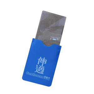 Carte de visite multifonction promotionnelle de loupe de lecture en PVC <span class=keywords><strong>Obest</strong></span> avec loupe et règle - Product Image 3