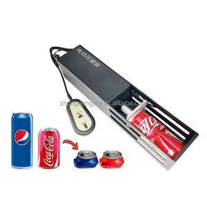 Ventes directes usine – Broyeur électrique domestique automatique à moteur unique pour recyclage de canettes de bière, de soda, de bouteilles en plastique et de canettes en aluminium - Product Image 2