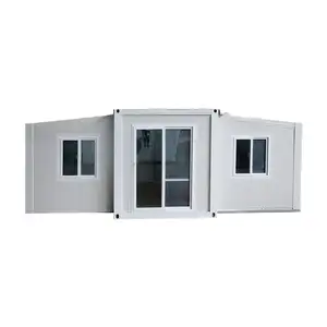 20Ft 40Ft Expandable Container House Bathroom And Kitchen Fabricated Home Expanding Container House Luxury Prefabricated