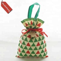 Sacs cadeaux à cordon non tissé personnalisés de Londres avec poignée pour souvenirs produits emballés et imprimés