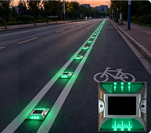 Vente en gros usine : Marques de passage solaires étanches de haute qualité, yeux de chat réflecteurs pour routes, autoroutes, allées et jardins - Product Image 3