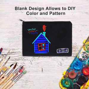 Trousse de Toilette de Voyage Personnalisée Haut de Gamme pour Maquillage, Sac en Toile à Fermeture Éclair pour Enterrement de Vie de Jeune Fille - Product Image 4