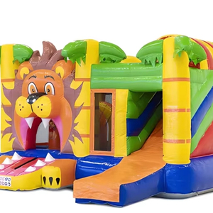 Château gonflable Lion <span class=keywords><strong>King</strong></span> de haute qualité pour usage commercial en gros, aire de jeux gonflable pour enfants - Product Image 1