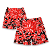 Short de basketball personnalisé à la mode pour hommes avec impression par sublimation