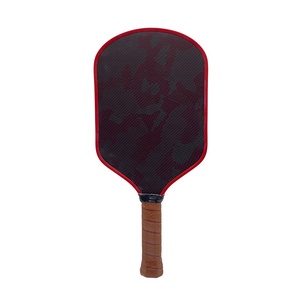 Raquette de pickleball tissée en Kevlar rouge personnalisée Norme USAPA - Product Image 1