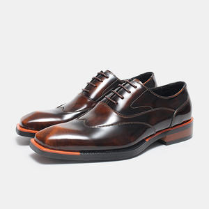 Zapatos Oxford de Vestir Formales de Cuero para Hombre, Modelo 2025, con Cordones, Estilo Británico, para Bodas - Product Image 6