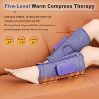 Masseur de jambes à compression d'air Eveekon, masseur de jambes à compression, masseur de jambes électrique à air avec 3 modes