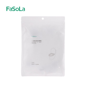 Disposable O-ring Toilet Seat Cover Non-woven Fabric Portable Travel Hotel Use - Product Image 5