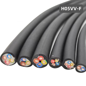 Cavo Elettrico H05VV-F <span class=keywords><strong>0</strong></span>.5mm 1.5mm 2.5mm² con Isolamento in PVC Resistente all'Acqua e Guaina in PVC, Fornitore Cinese - Product Image 1