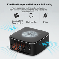 10th Gen Core I3 i5 i7 Factor de forma pequeño Mini PC 64GB DDR4 2TB M.2 NVME SSD 4K UHD IR Control WiFi 6 Win11 Computadora portátil