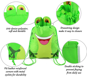 Sac à dos à cordon pour filles et garçons, fournitures pour fête pour enfants, sac à bandoulière, sac de Sport, cadeau d'anniversaire pour enfants - Product Image 2