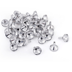 Lanjing mini funil cosmético para <span class=keywords><strong>perfume</strong></span>, dourado, prata, alumínio pequeno, metal - Product Image 1