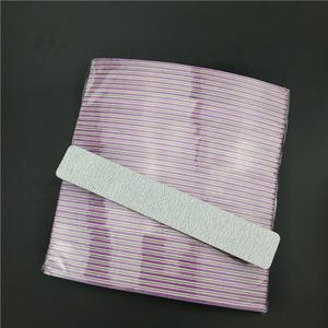 Rectangle carré personnalisé zèbre <span class=keywords><strong>lime</strong></span> à ongles large gris <span class=keywords><strong>lime</strong></span> à ongles chaux salon de manucure utiliser 80/80 émeri - Product Image 2