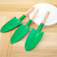 Truelle de jardin en métal durable avec manche en bois, pelle à main écologique, outils de jardinage promotionnels pour la plantation et le rempotage en extérieur/intérieur