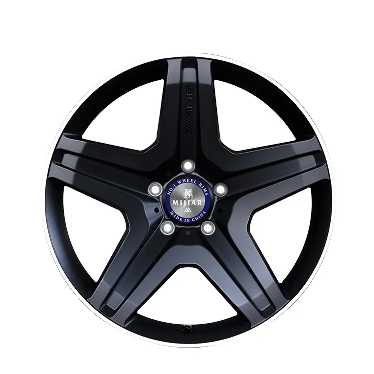 WRS302 Custom Black Spinner Star 20 Inch Auto Wheels 5 Holes Alloy Wheel Rims For Maybach Benz AMG