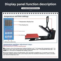 Presse à chaud manuelle 38x38cm pour l'impression de t-shirts, idéale pour les startups et petites entreprises, haute qualité, prix compétitif