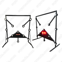 Jeu de carnaval interactif : Cabine de réaction LED interactive avec défi de chronométrage et test de coordination oculaire multiple sur panneau lumineux