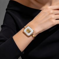 Ensemble de bijoux de luxe pour femmes, collier en métal incrusté de coquillages géométriques élégants