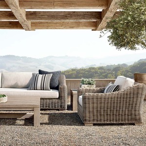 Waterproof Design of <b>Outdoor</b> Garden Furniture with Woven <b>Rattan</b> Frame - Product Image 1