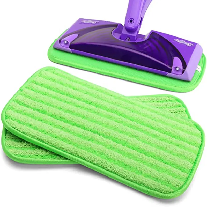 Household Cleaning Tools Reusable Wet Jet Refill Pads Mop Head Replacement Microfiber Mop Pads for Swiffer Sweeper Mops