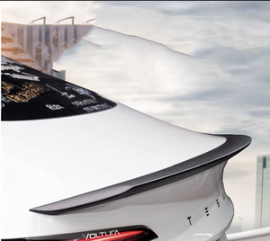 Aileron de coffre arrière en fibre de carbone de haute qualité avec ruban adhésif 3M pour Tesla Model Y Juniper 2025 Model 3 Brillant Mat - Product Image 4