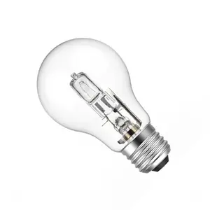 Ampoule électrique edison e27, lampe à économie d'énergie, halogène, 28w, 42w, 53w, 70w, 100W, A55, A60
