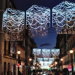 Décoration de centre commercial, lumière de décoration de Noël, lumières avec motif de Noël, cadre de poteau 2D en extérieur - Product Image 6