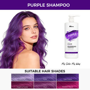 3-in-1 Farbgebende Haarreinigung & Pflege, Reinigt & Pflegt Sanft, Orange Semi-Permanente Lila Haarfarbe, OEM - Product Image 5