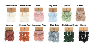 JOYWOOD Cinta de Borde Rasgado a Mano de Gasa, Cinta Decorativa de Lazo para Tarjeta de Boda, Correa de Tela de Flores de Mano - Product Image 6