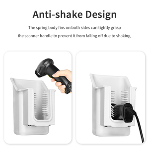 Supports de fixation VIN neufs blancs pour lecteurs de codes-barres avec base sphérique de 1,5 po pour applications médicales/chariots élévateurs/entrepôts/fermes - Product Image 3