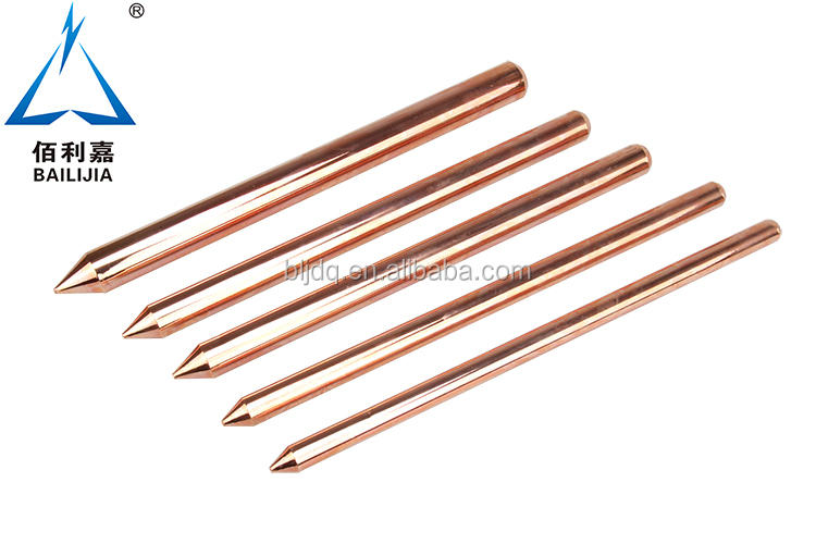 Pure copper ground rod for electrical equipment Products from Shaoxing