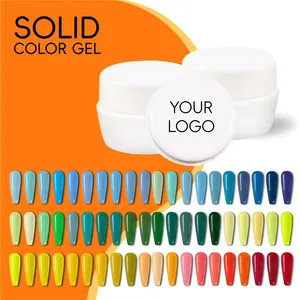 VO golden supplier 120 Solid gel color Nail Extension Gel Custom logo gel polish color set high quality wholesale price