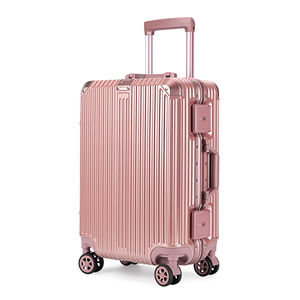 20 24 28 Inch Luxury Aluminum Frame Travel <strong>Luggage</strong> Lightweight Carries 360 Degree Silent Spinner Wheels - Product Image 2