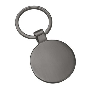 Llavero Redondo Pulido de Moda para Regalo, Soporte para Monedas de Latón y Acero Inoxidable con Impresión UV, Sin Caja - Product Image 1