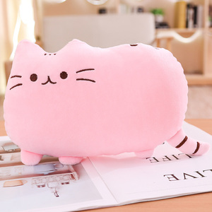 Groothandel Schattige Super Zachte Kat Knuffels Dier Gevulde Sofa Kussen Pp Katoen Vulling Mesh Gewassen Graduatie Geschenk Stress Reliëf - Product Image 3