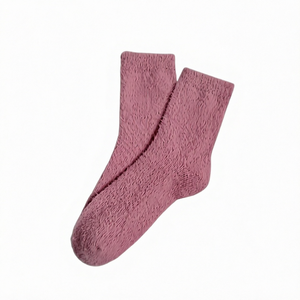 Chaussettes basses décontractées pour femmes en mélange de coton tricoté texturé jacquard à pois rose clair, vente en gros, personnalisables OEM - Product Image 1
