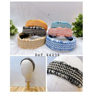 Fascia per capelli intrecciata in paglia PP G21XIAP10 6600 DIATEMA - Product Image 3