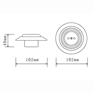 <span class=keywords><strong>Prise</strong></span> électrique <span class=keywords><strong>murale</strong></span> en céramique en porcelaine, <span class=keywords><strong>sans</strong></span> oreilles, vente en gros - Product Image 4