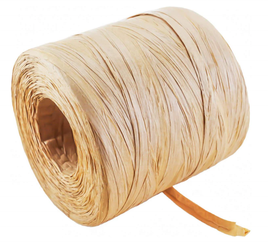 Natural color paper raffia rope paper raffia yarn