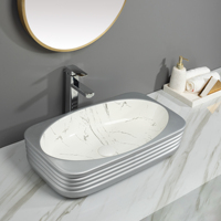 Sanitaires, lavabo design moderne, couleur or, noir, blanc mat, lavabo spécial pour plan de travail