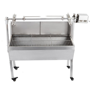 Nouveau barbecue <span class=keywords><strong>électrique</strong></span> professionnel <span class=keywords><strong>rôtissoire</strong></span> <span class=keywords><strong>rôtissoire</strong></span> à broche barbecue gril barbecue gril fumeur charbon de bois rotatif - Product Image 3